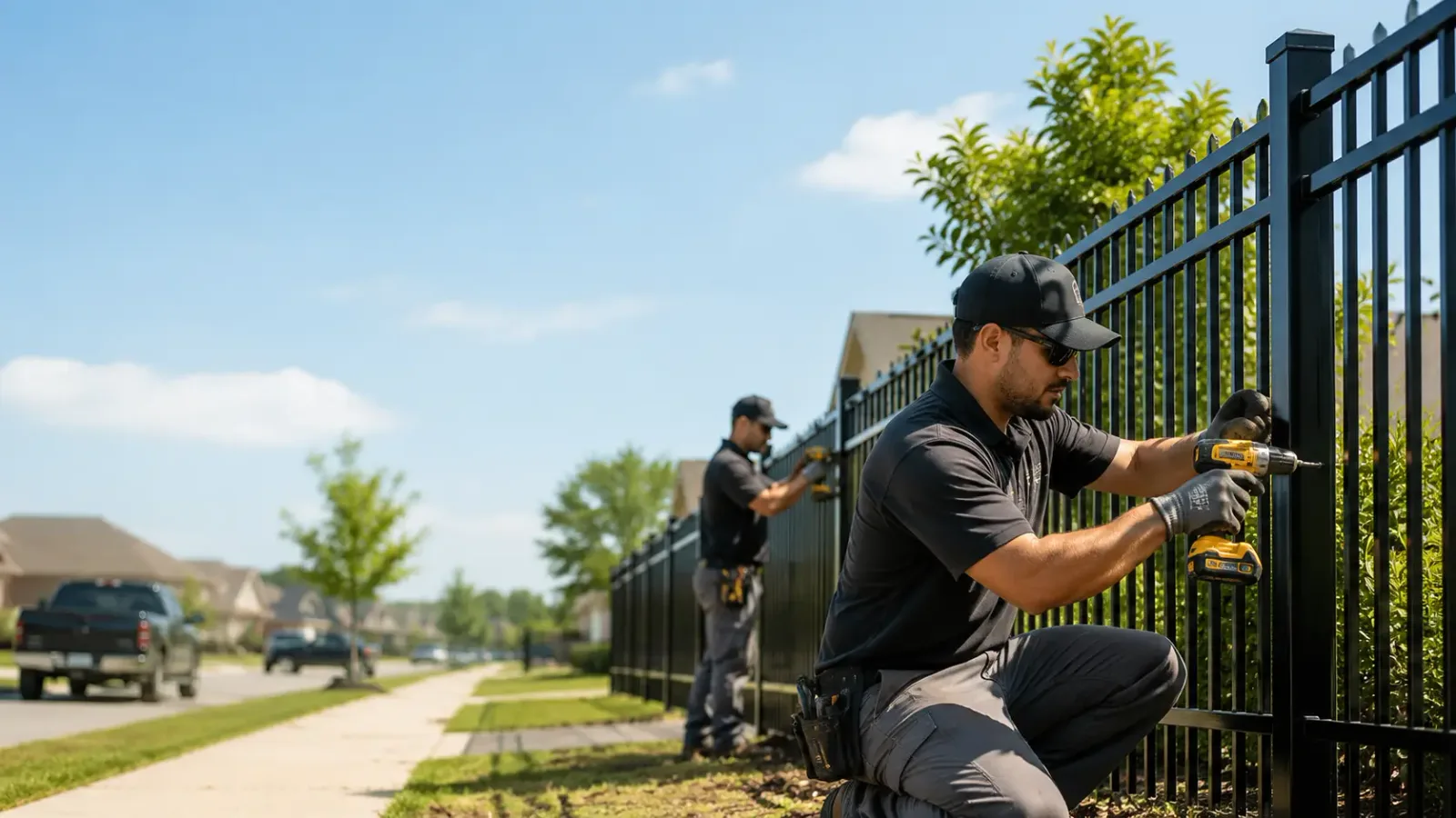 Metal Fence Installation in Lone Star, TX